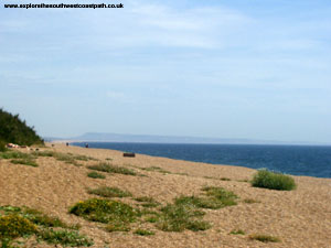 View East from Chesil Beach near Abbotsbury