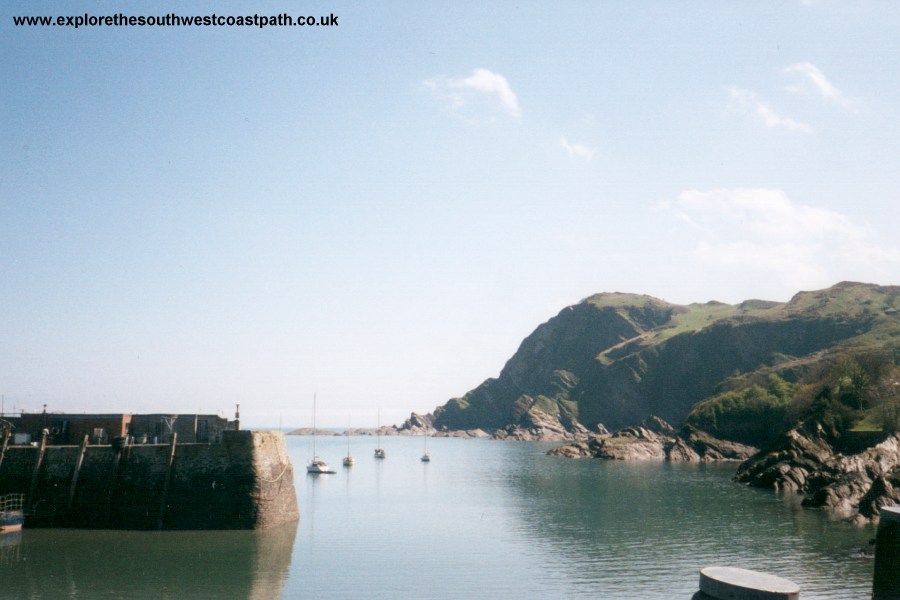 The entrance to Ilfracombe Harbour