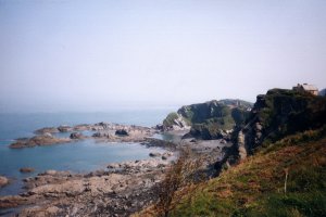 The Tunells beaches from the coast path