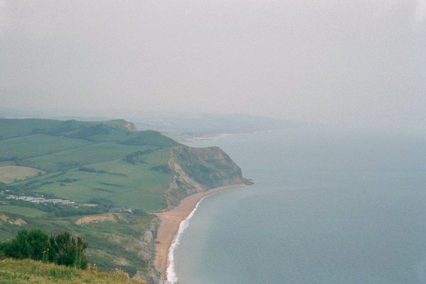 View from Golden Cap looking towards West Bay
