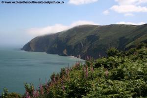 The coast above Lynmouth