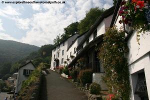 Steep hill in Lynmouth