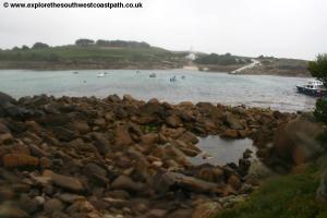 Looking back to St Agnes from Gugh