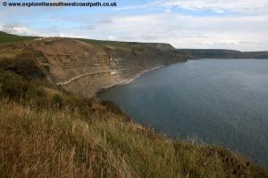 Looking back to Hount-tout Cliff
