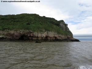 Steep Holm from the sea