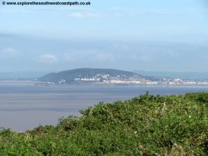 Weston-super-Mare from Steep Holm