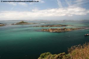 Looking west from Herm