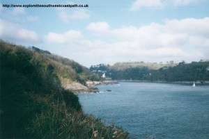 The mouth of the river Dart
