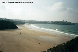 View back to Newquay